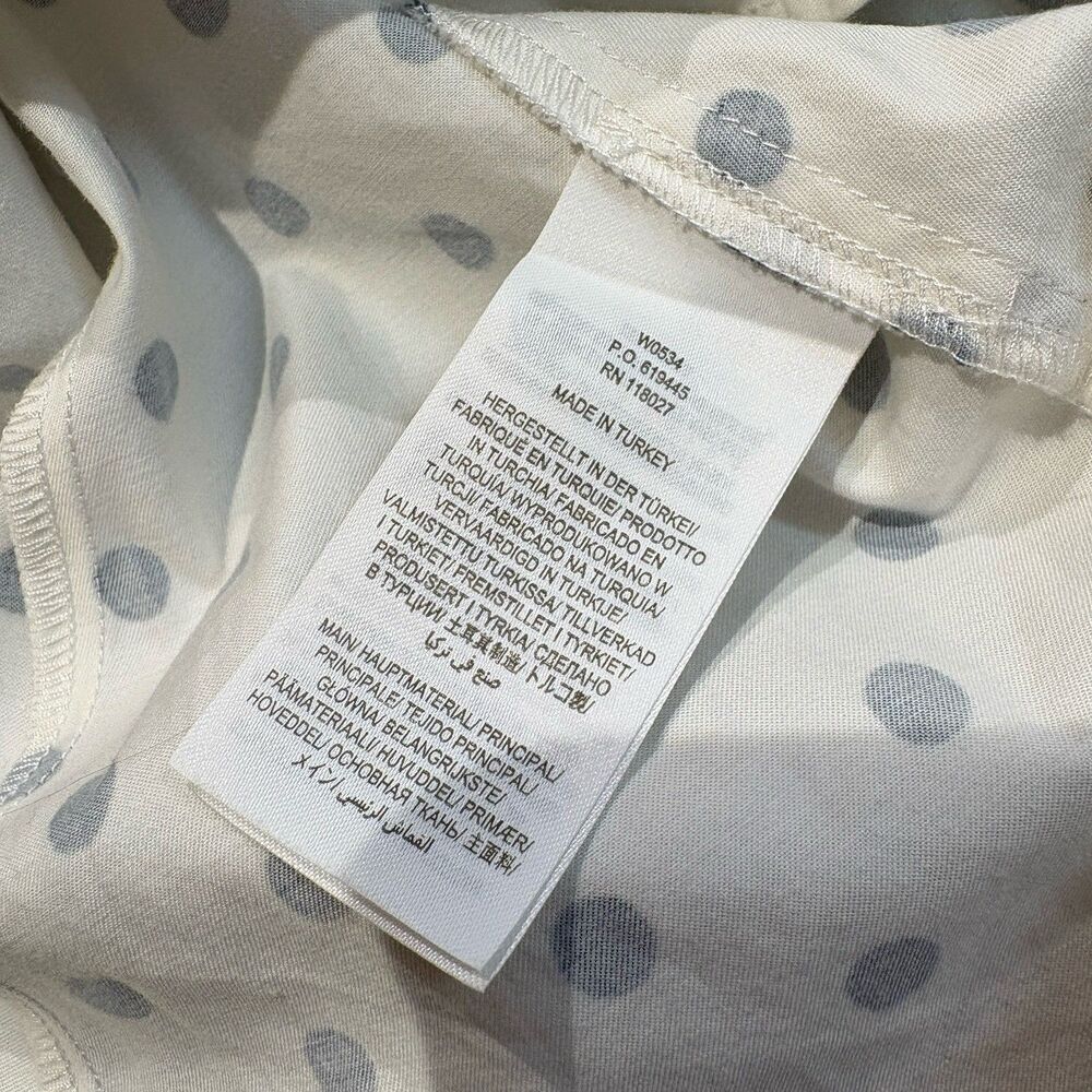 Boden Cotton Navy & White Polka Dot Sleeveless Dress Classic Preppy Look Size 2R - Picture 7 of 8